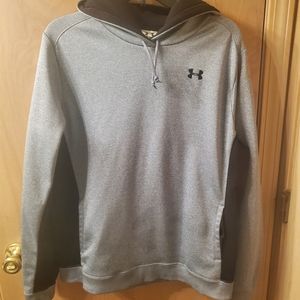 Under Armour, gray with black trimmed, sweatshirt. Size XL